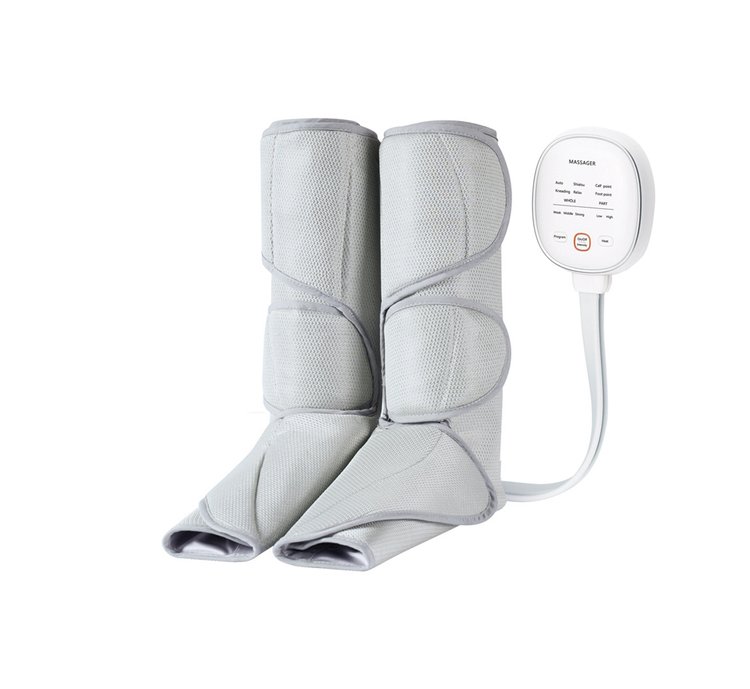 Воздушно-компрессионный массажер для ног Серый для прессотерапии