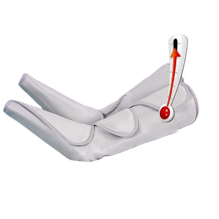 Повітряно-компресійний масажер для ніг Сірий для пресотерапії