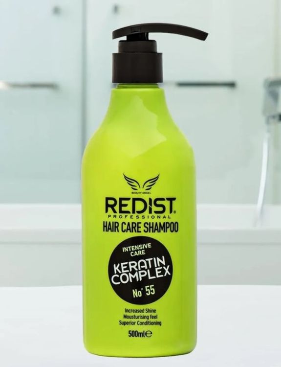 Живильний шампунь для ламкого і пошкодженого волосся Redist з кератином 1 л