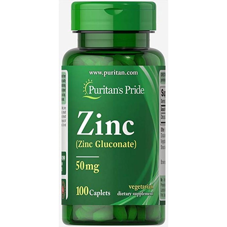 Цинк Puritans Pride Zinc 50 мг 100 таблеток