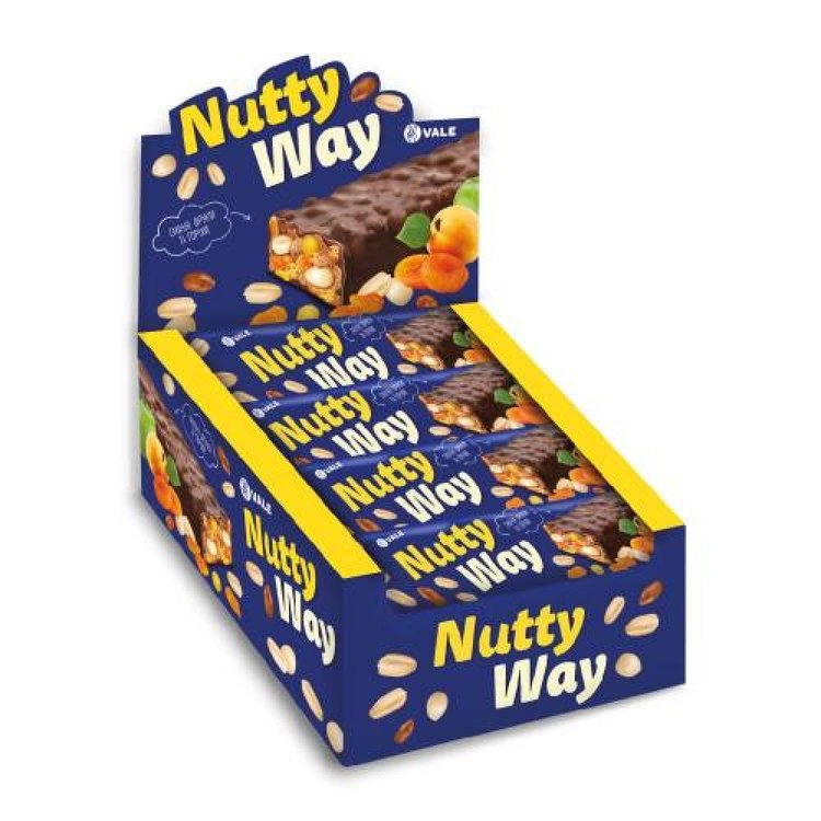 Горіховий батончик VALE Nutty Way 20x40 г