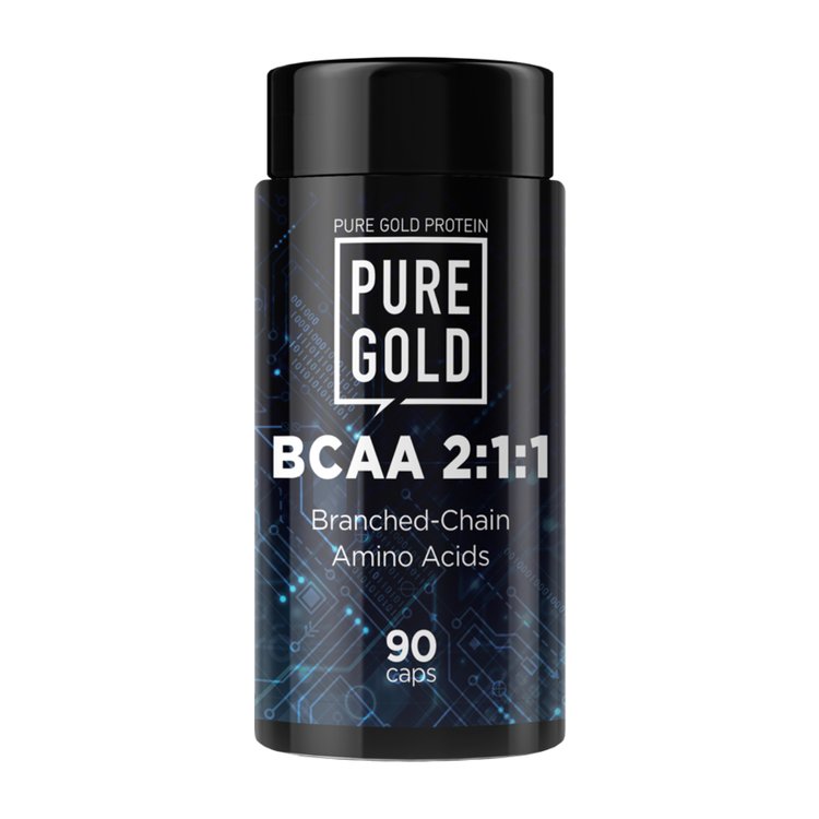 Амінокислота Pure Gold BCAA 2-1-1 90 капсул