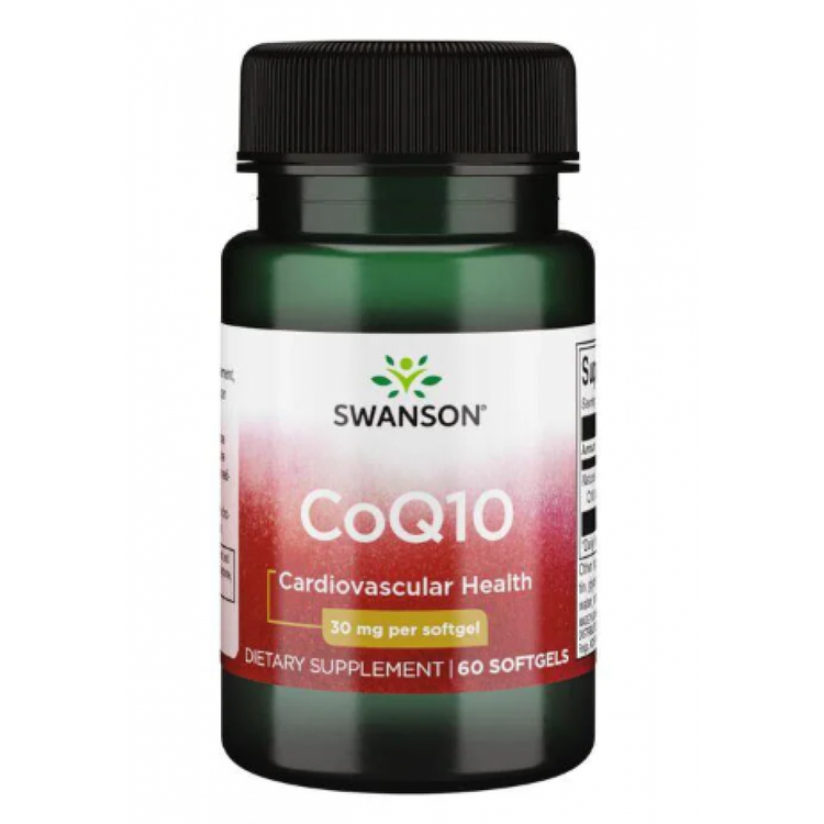 Коензим Q10 Swanson CoQ10 30 мг 60 капсул