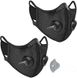 Многоразовая маска респиратор для лица с двумя клапанами 0312 фото 3