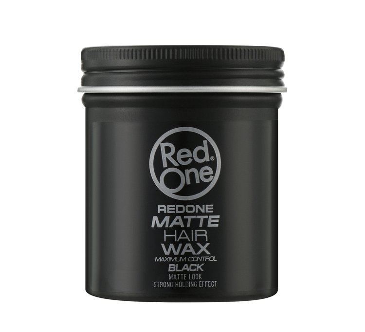 Матовий віск павутинка для волосся RedOne Matte Hair Wax Black 100 мл