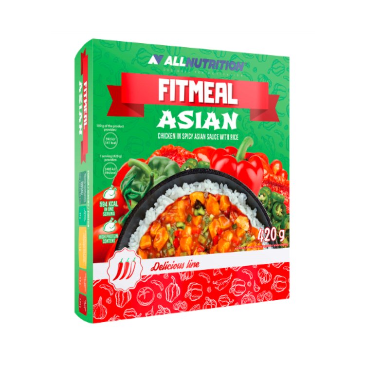 Курка з рисом Allnutrition FitMeal в азіатському соусі 420 г