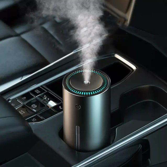 Ультразвуковой увлажнитель воздуха Черный для автомобиля с ароматизацией