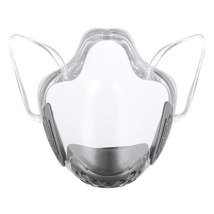 Защитная маска для лица Черная прозрачная
