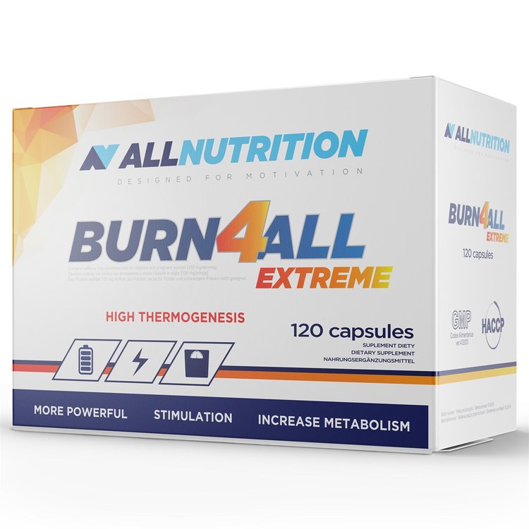 Жироспалювач Allnutrition Burn4all Extreme 120 капсул