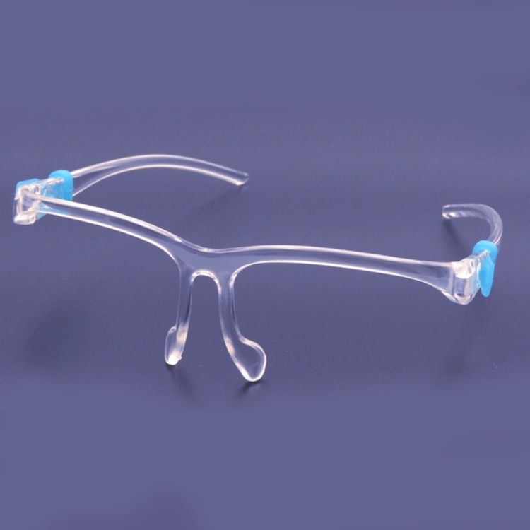 Защитный экран щиток для лица прозрачный крепление очки 3