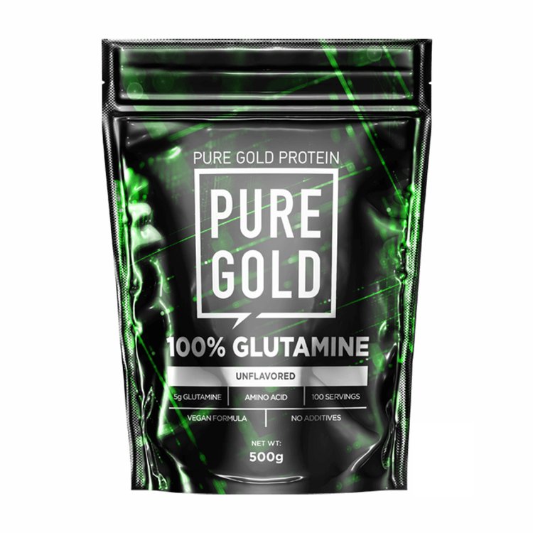 Амінокислота L-глутамін Pure Gold 100% Glutamine 500 г