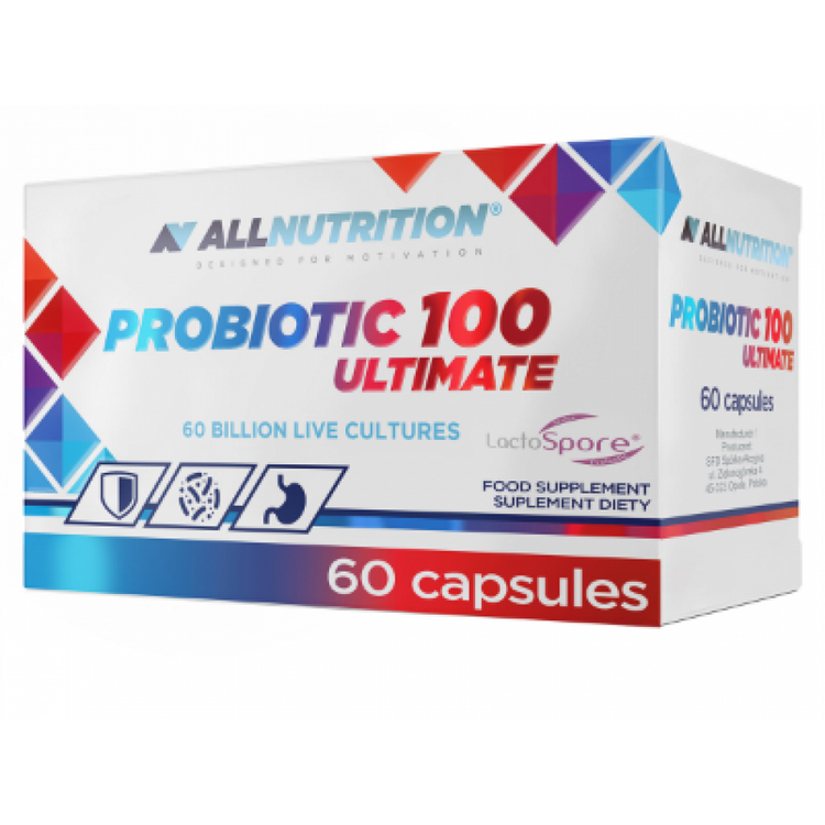 Пробіотик Allnutrition Probiotic 100 ultimate 60 капсул