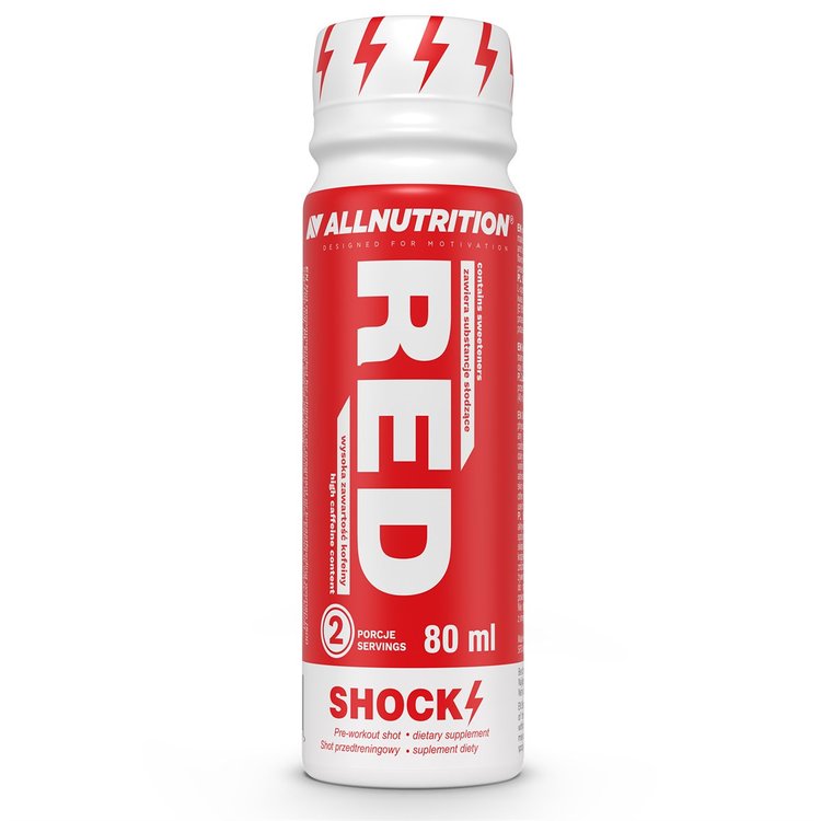 Предтренировочный шот Allnutrition Red Shok Shot 80 мл