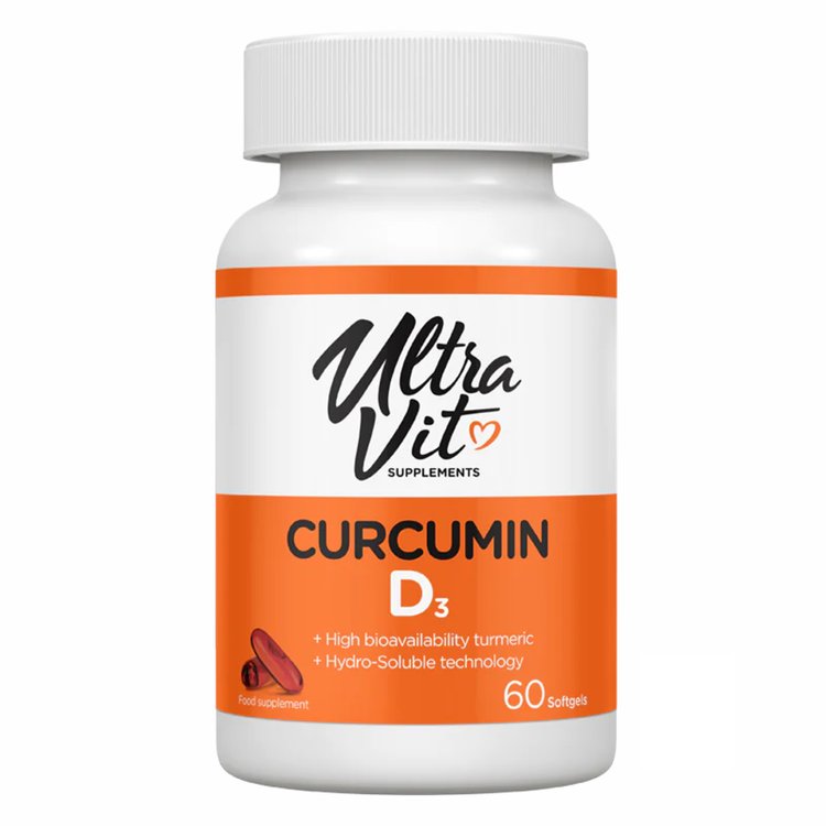 Куркумін з вітаміном D3 VPLab Curcumin D3 60 капсул