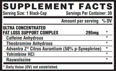 Жироспалювач Nutrex Lipo-6 Black UC 30 таблеток