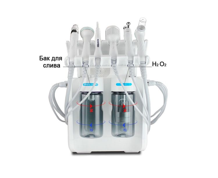Ультразвуковой аппарат водородного пилинга 6в1 для салонов красоты 6