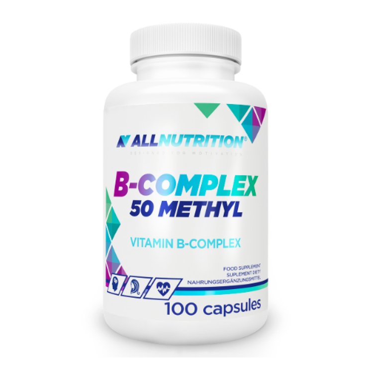 Вітамін В-комплекс Allnutrition B-Complex 50 Methyl 100 капсул
