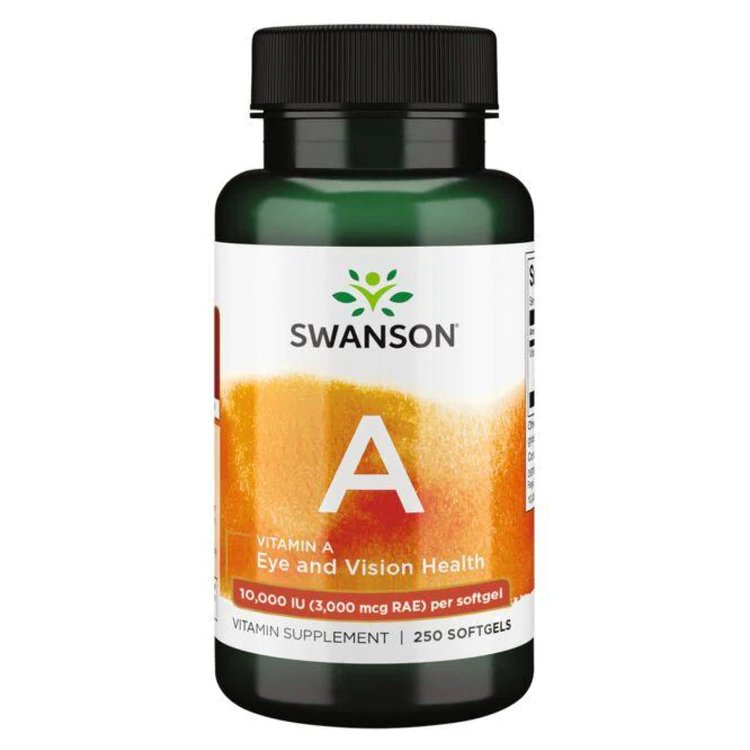 Витамин A Swanson Vitamin A 10000 IU 250 капсул
