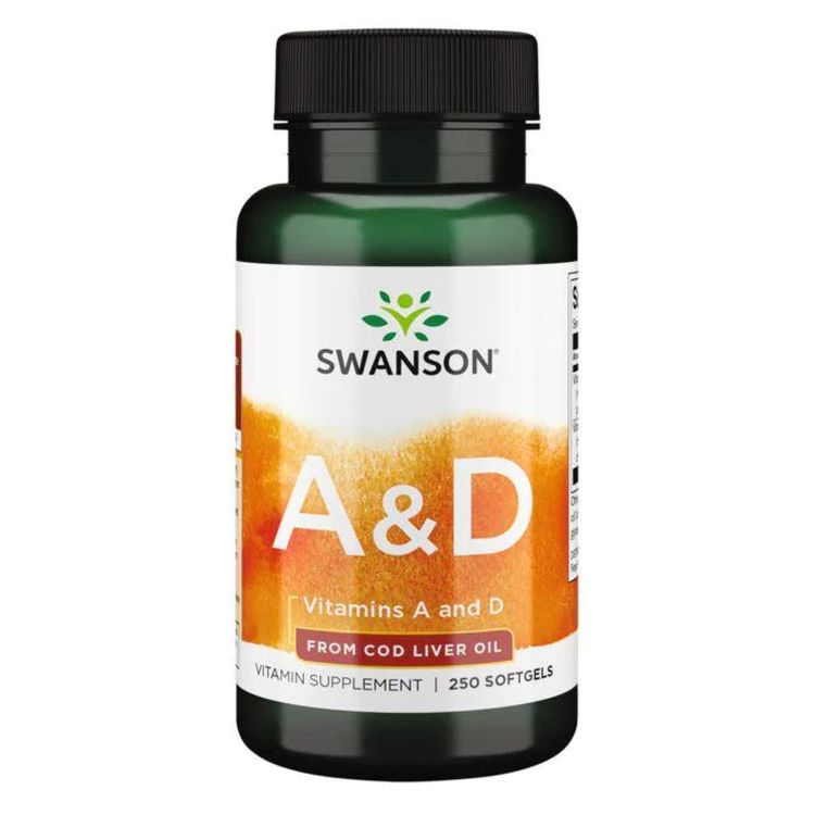 Вітамін A D Swanson Vitamin A D 250 капсул