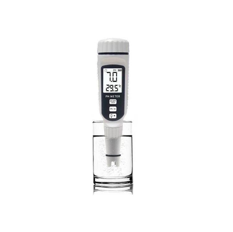 РН-метр для вимірювання кислотності води з термометром