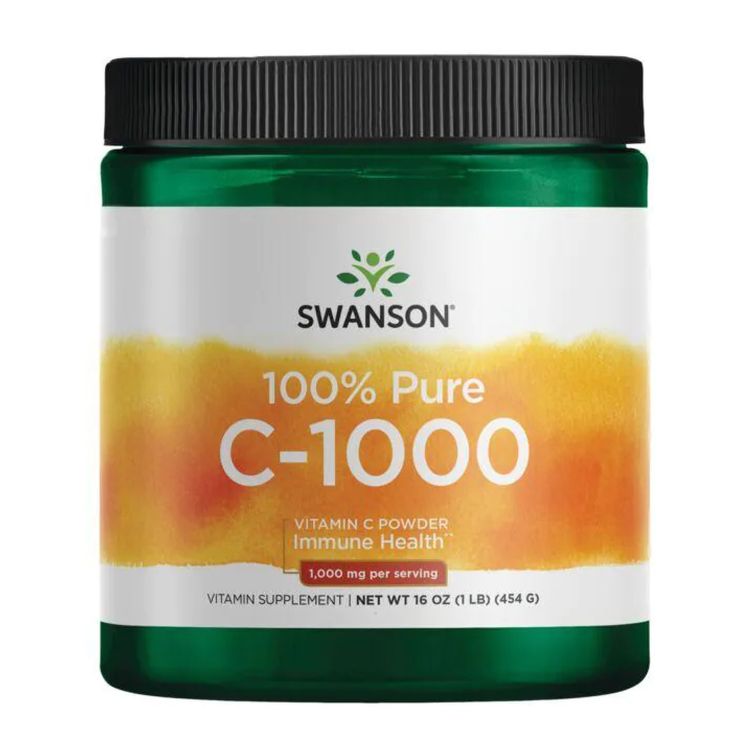 Порошок вітаміну C Swanson Vitamin C Powder 454 г (16 порцій)