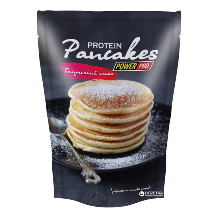 Протеиновая смесь для панкейков Power Pro Protein Pancakes Клубника 600 г