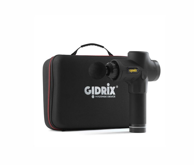 Перкуссионный массажер для тела Gidrix Pro Черный 1