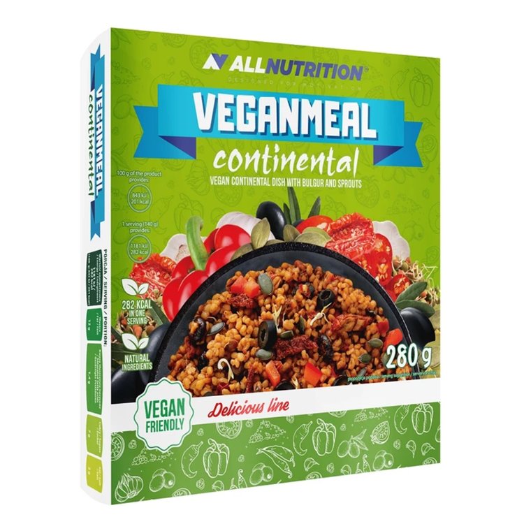 Булгур з овочами Allnutrition VeganMeal Continental 280 г