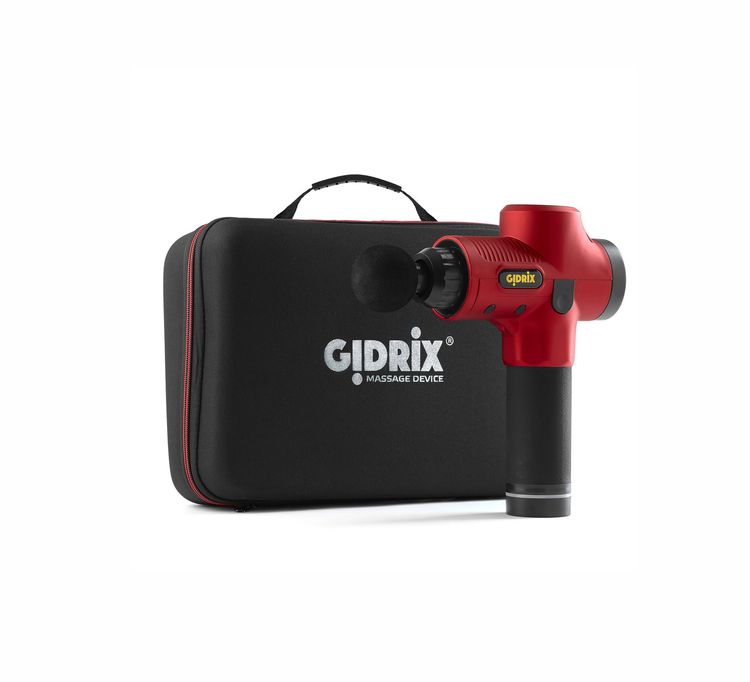Перкуссионный массажер для тела Gidrix Pro Красный 1