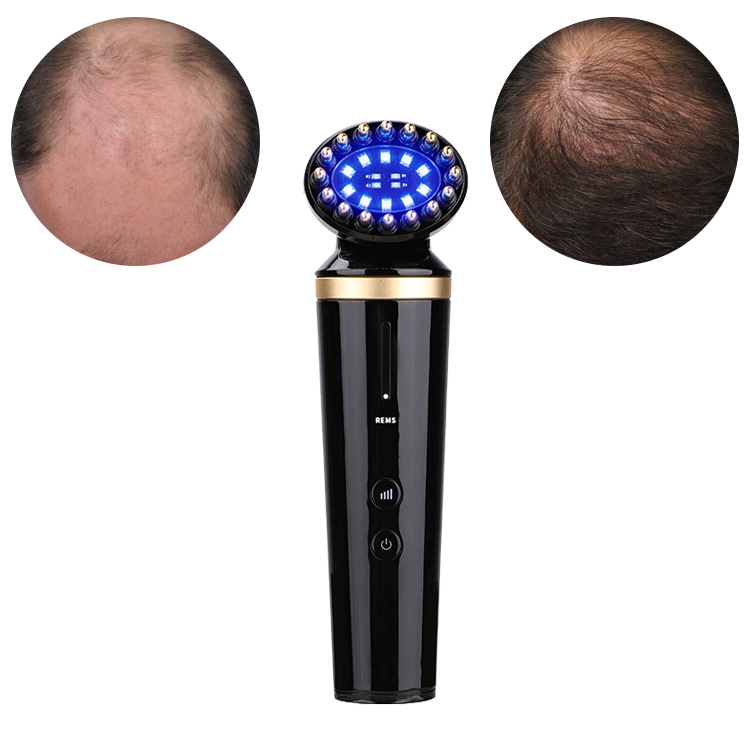 Инфракрасная расческа для роста волос с функциями EMS RF и LED-терапии 5